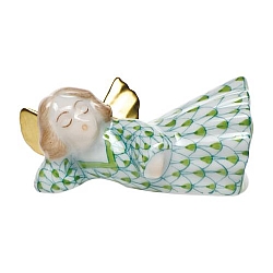 Herend   Home Decor   Figurines - Herend Sleeping Angel Key lime