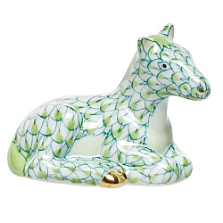 Herend   Animals   Horse - Herend Miniature Horse Key lime