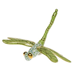 Herend   Animals   Little Animals - Herend Dragonfly Key lime