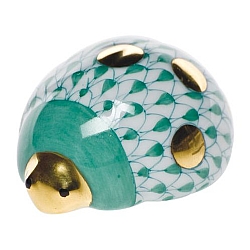 Herend   Animals   Little Animals - Herend Lucky Ladybug Green