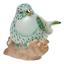 Herend   Animals   Birds - Herend Little Bird Green