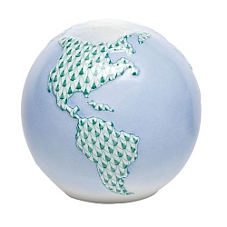 Herend   Home Decor   Accessories - Herend Globe Green