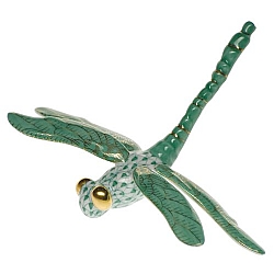 Herend   Animals   Little Animals - Herend Dragonfly Green