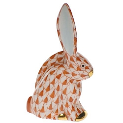 Herend   Animals   Rabbits - Herend Rabbit Miniature Rust