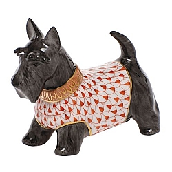 Herend   Animals   Dogs - Herend Scottie Mcduff Rust