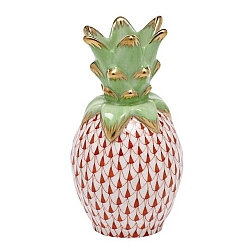 Herend   Home Decor   Accessories - Herend Small Pineapple Rust