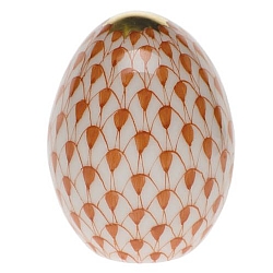 Herend   Animals   Farm - Herend Miniature Egg Rust