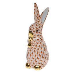 Herend   Animals   Rabbits - Herend Standing Bunny Rust