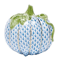 Herend   Home Decor   Accessories - Herend Pumpkin Blue