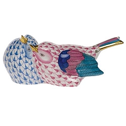 Herend   Animals   Birds - Herend Love Birds Multicolor