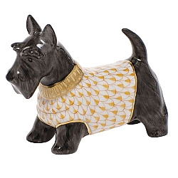 Herend   Animals   Dogs - Herend Scottie Mcduff Butterscotch