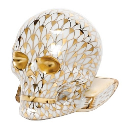 Herend   Home Decor   Accessories - Herend Skull Gold