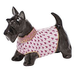 Herend   Animals   Dogs - Herend Scottie Mcduff Raspberry