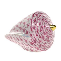 Herend   Animals   Aquatic - Herend Cone Shell Raspberry