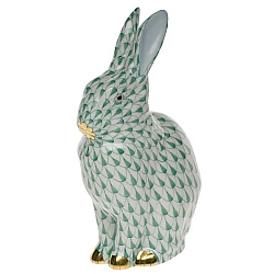 Herend   Animals   Rabbits - Herend Rabbit Green