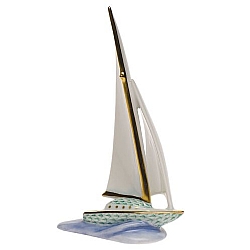 Herend   Home Decor   Accessories - Herend Sailboat Green