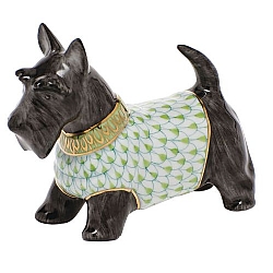 Herend   Animals   Dogs - Herend Scottie Mcduff Key lime