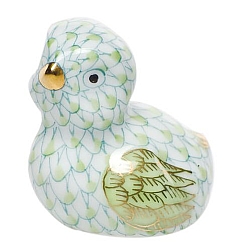 Herend   Animals   Farm - Herend Miniature Chick Key lime