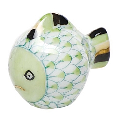 Herend   Animals   Aquatic - Herend  Miniature Fish Key lime