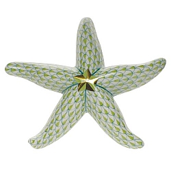 Herend   Animals   Aquatic - Herend Starfish Key lime