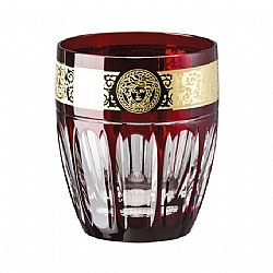 Versace   TableTop   Drinkware - Versace Gala Prestige Medusa Red Whiskey D O F