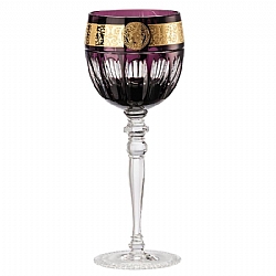 Versace   TableTop   Drinkware - Versace Gala Prestige Purple Medusa White Wine