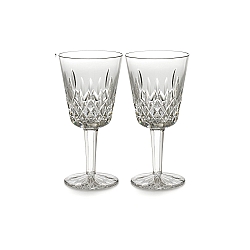 Waterford   Tabletop   Drinkware - Waterford Crystal Lismore Goblet Pair