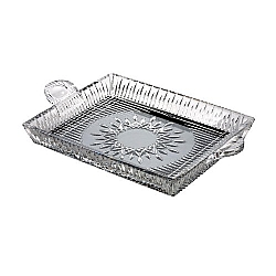 Waterford   Tabletop   Drinkware - WATERFORD LISMORE DIAMOND SQUARE SERVING TRAY