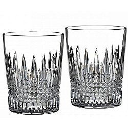 Waterford   Tabletop   Drinkware - WATERFORD LISMORE DIAMOND TUMBLER SET OF 2