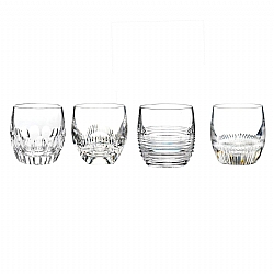 Waterford   Tabletop   Drinkware - WATERFORD MIXOLOGY MIXED DOF CLEAR SET OF 4