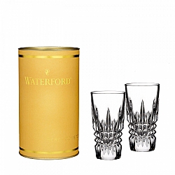 Waterford   Tabletop   Drinkware - WATERFORD GIFTOLOGY LISMORE DIAMOND SHOT GLASS SET OF 2