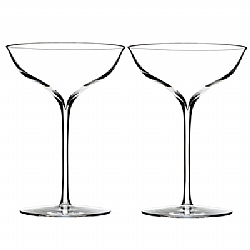 Waterford   Tabletop   Drinkware - Waterford Elegance Champagne Belle Coupe, Pair