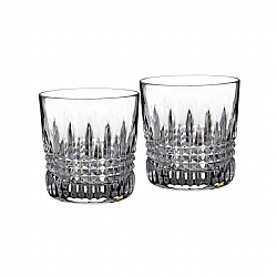 Waterford   Tabletop   Drinkware - WATERFORD LISMORE DIAMOND TUMBLER SET OF 2