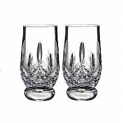 Waterford   Tabletop   Barware - WATERFORD LISMORE CONNOISSEUR TASTING TUMBLER FOOTED SET OF 2