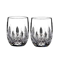 Waterford   Tabletop   Barware - WATERFORD LISMORE CONNOISSEUR TUMBLER ROUNDED SET OF 2