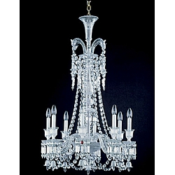 Baccarat   Lighting   Chandeliers - Baccarat Zenith Long Chandelier 8 Lights