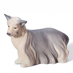 Lladro   Animals   Dogs - Lladro Yorkshire Terrier Dog