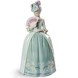 Lladro   Home Decor   Figurines - Lladro Porcelain Kisses Blue Figurine