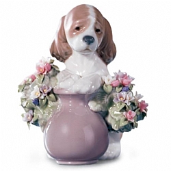 Lladro   Animals   Dogs - Lladro Take Me Home 6574