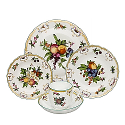 Mottahedeh   Tabletop   Dinnerware - Mottahedeh Duke of Gloucester 5pc Place Setting