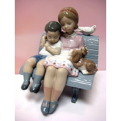 Lladro   Home Decor   Figurines - Lladro Surrounded by Love 6446