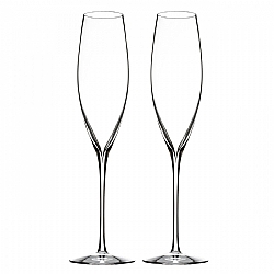 Waterford   Tabletop   Drinkware - Waterford Crystal Elegance Champagne Classic Flutes Pair