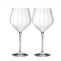 Waterford   Tabletop   Drinkware - Waterford Crystal Elegance Optic Cabernet Sauvignon Pair