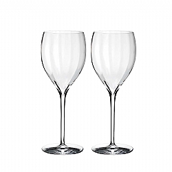 Waterford   Tabletop   Drinkware - Waterford Crystal Elegance Optic Sauvignon Blanc Pair