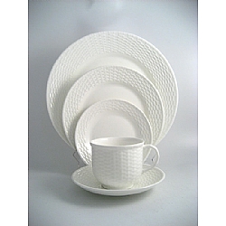 Wedgwood   Tabletop   Dinnerware - Wedgwood Nantucket Basket 5 Piece Place Setting