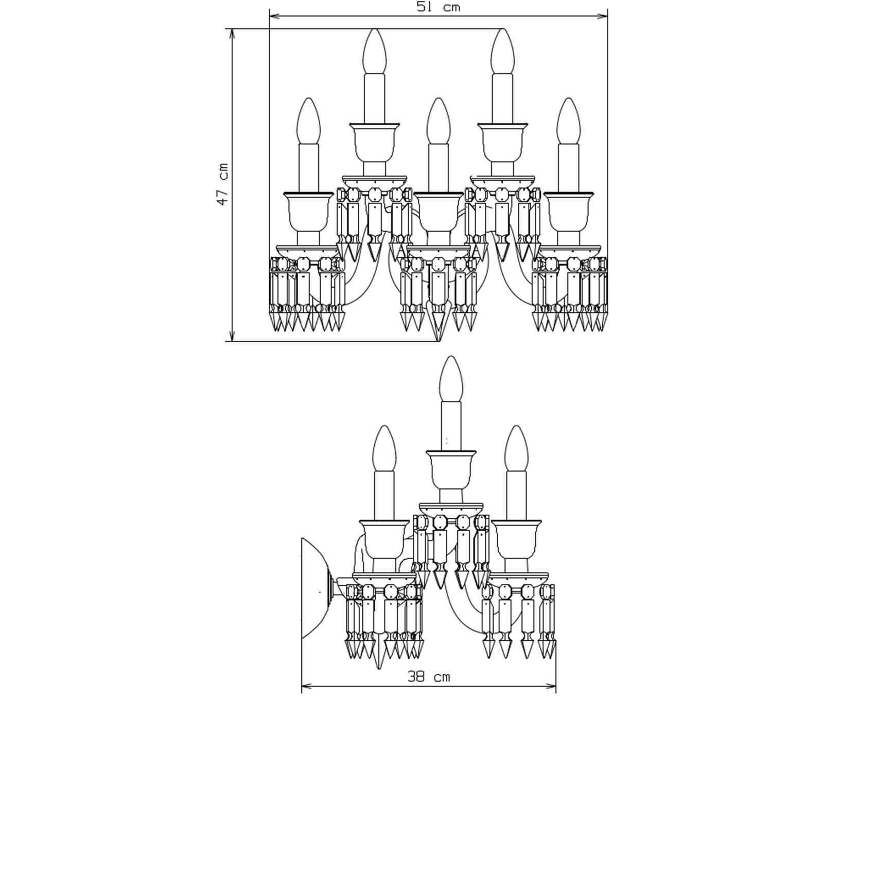 Baccarat Zenith Sconces