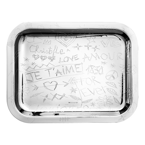 Christofle Graffiti Tray