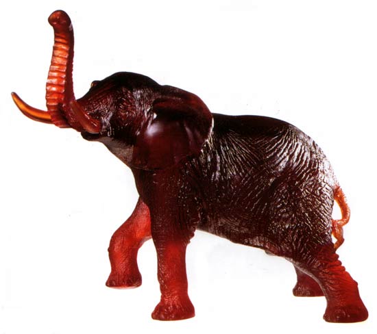 Daum Elephant Amber