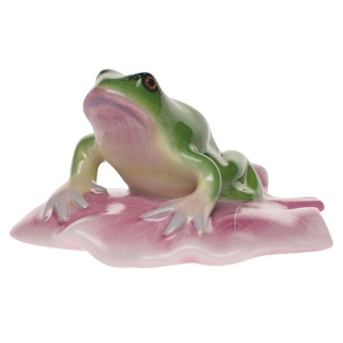 Herend Frog On