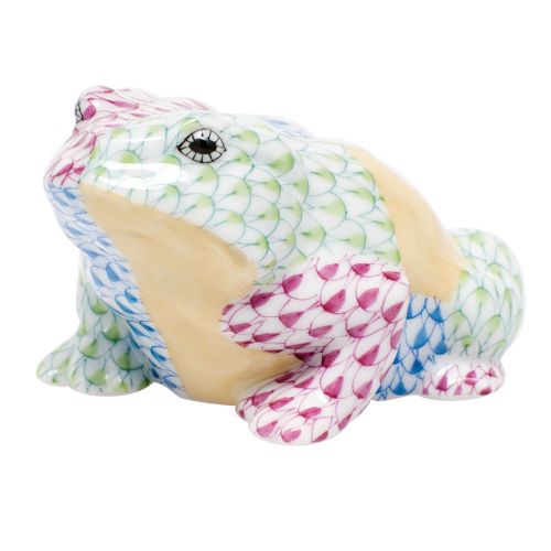 Herend Frog Multicolor